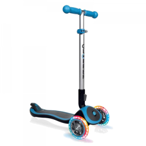PATINETE GLOBBER NIÑO NIÑA AZUL LUCES DE COLORES