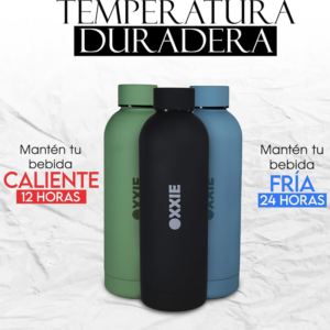 OXXIE BOTELLA REUTILIZABLE TÉRMICA 500ML